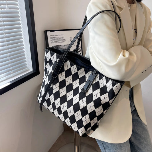 MLingge Texture Large Capacity Girl 2022 New Women's Bag Shoulder Underarm Tote Bag