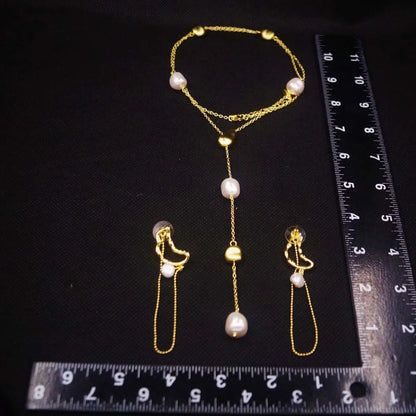 Zhuerrui Cheap African Gold Jewelry Sets Fashion Sweater Chain Jewelry Set Exquisite Women's Costume Accessories HV2301525