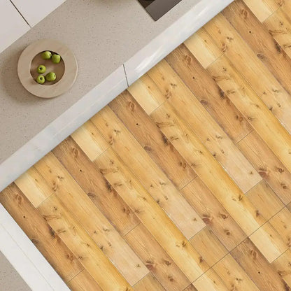 Durable Vinyl Self-Adhesive Non-Slip Floor Stickers Grain Kitchen Tile Decals-Waterproof Peel-And-Stick Flooring Accessories
