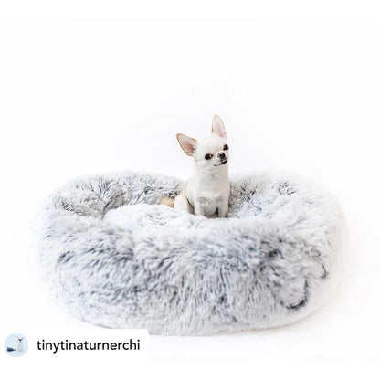 TD Mr. Peanut's OrthoPlush Small XL Pet Bed Comfortable Corduroy Silk Bamboo for Dogs Cats Removable for Summer Winter Use