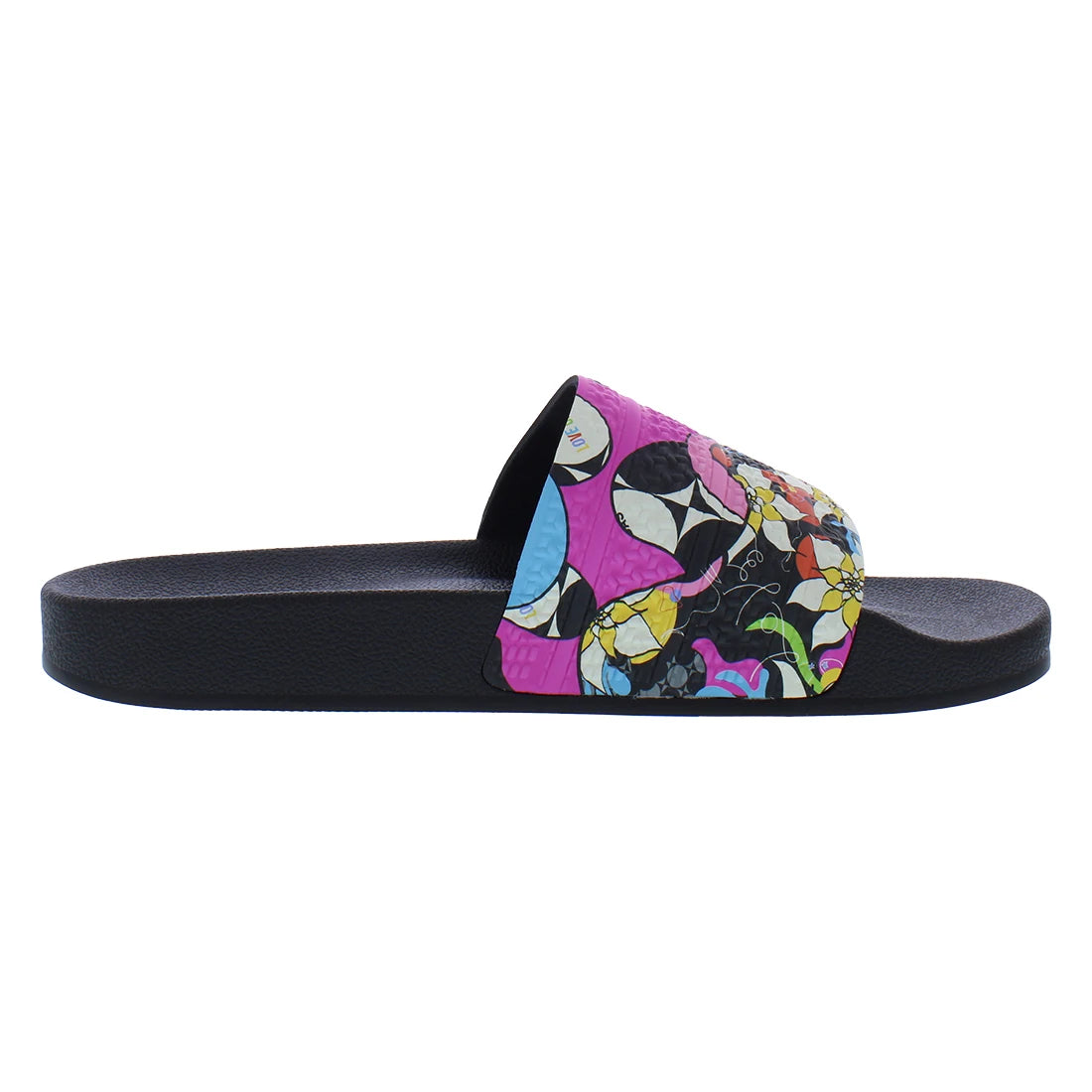For Adilette Pride Slide Mens Shoes Core Black/Off White 100% Authentic Model MSS-ID7513
