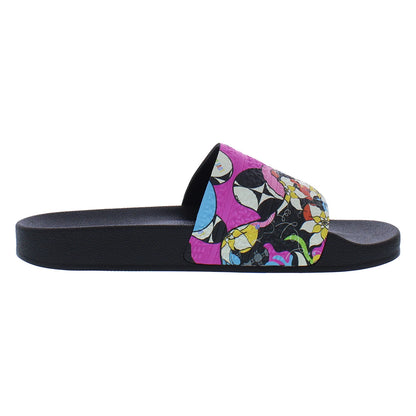 For Adilette Pride Slide Mens Shoes Core Black/Off White 100% Authentic Model MSS-ID7513