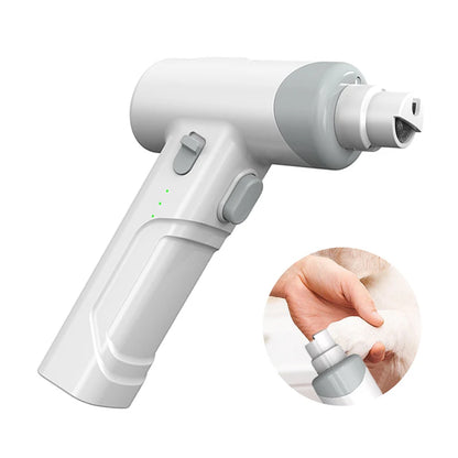 USB Rechargeable LED Light Dog Nail Grinder Ergonomic Design 3 Speeds Trimmer/Groomer for Quiet Low Noise Pet Care