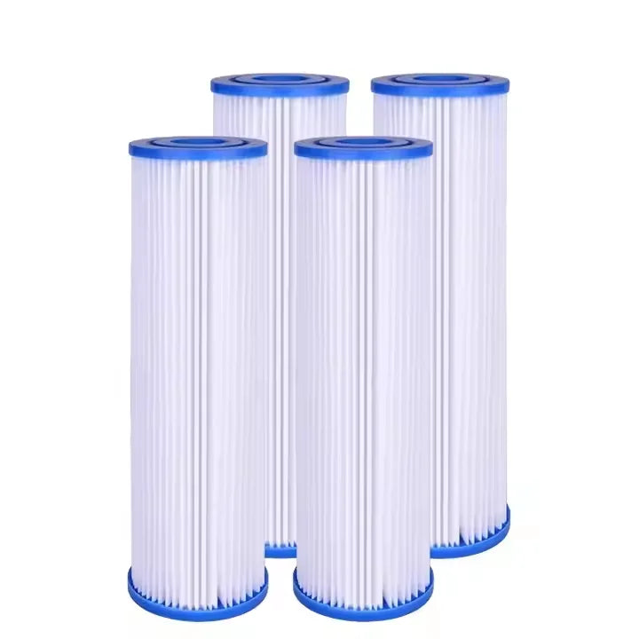 10*2.5'' Folded Filter Element Air Inflatable Tub Filter Cartridge Water Chiller Filter for Ice Bathtub Bathroom Accessories