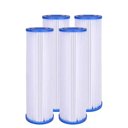 10*2.5'' Folded Filter Element Air Inflatable Tub Filter Cartridge Water Chiller Filter for Ice Bathtub Bathroom Accessories