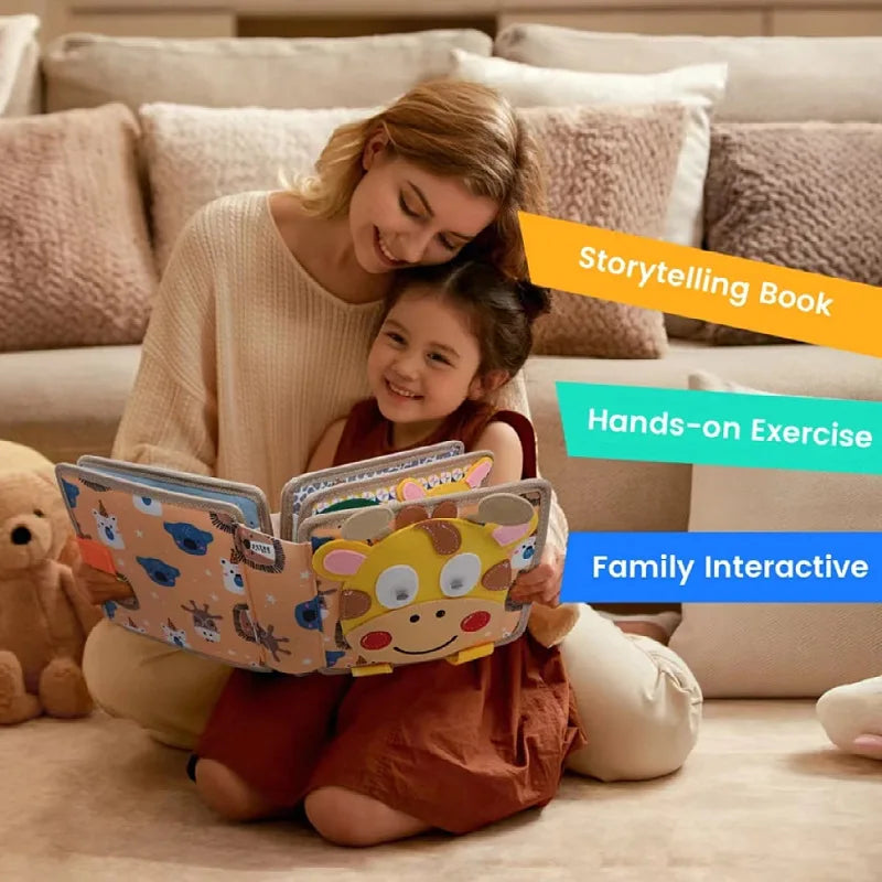 Wholesale Felt Book Early Education Cartoon Puzzle Baby Story Book Cross-border Multi-layer Three-dimensional Cloth Busy Book