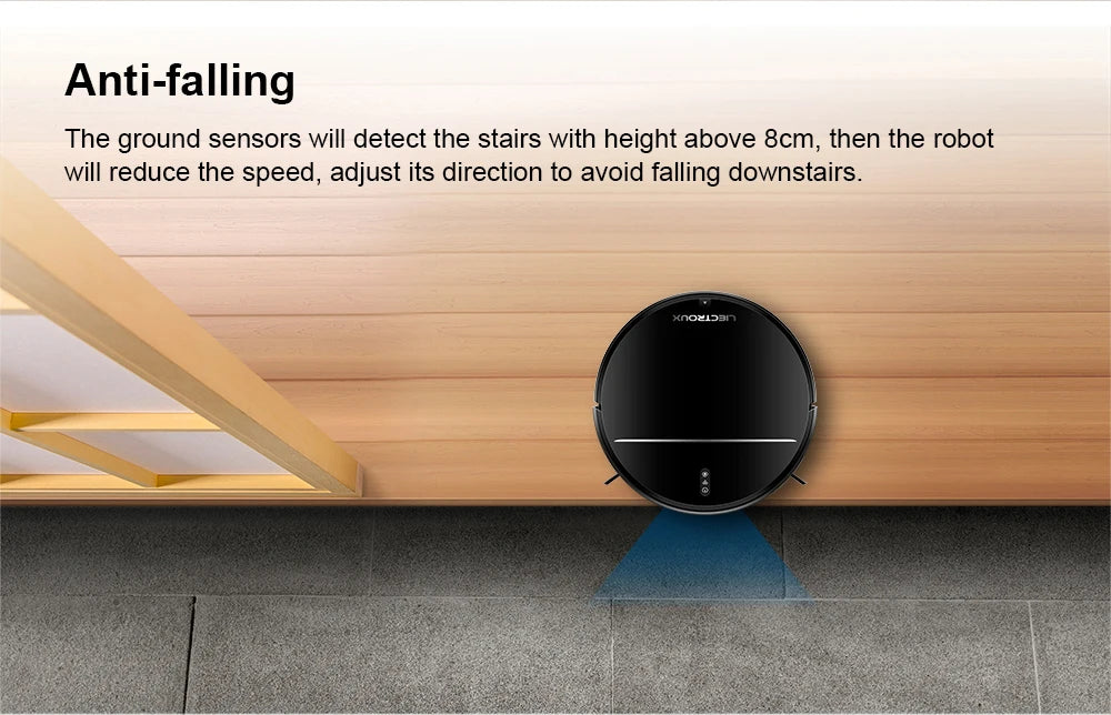 Liectroux M7S Robot Vacuum Cleaner,Smart Dynamic Navigation,4000Pa,Wet Mop,WiFi,Silent,Work with Alexa & Google Home