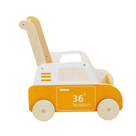 Hot Selling Wooden Multi-Functional Walker Activity Educational Toys for Toddlers Baby Learning Unisex