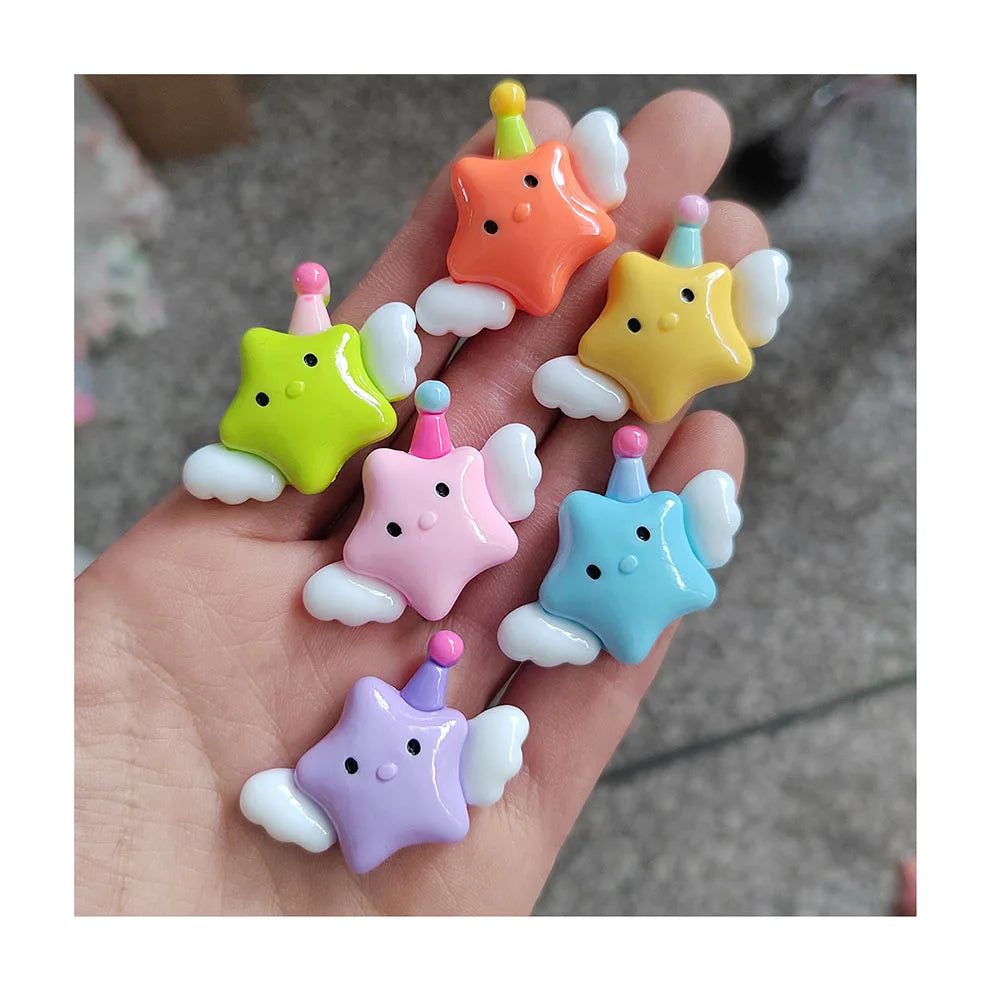Cute Cartoon Star Girl Hair Clips Girl Side Hair Accessories