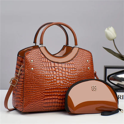 Bags Women Handbags Ladies Trendy Products Pu Leather Handbag Set for Lady Tote Bag