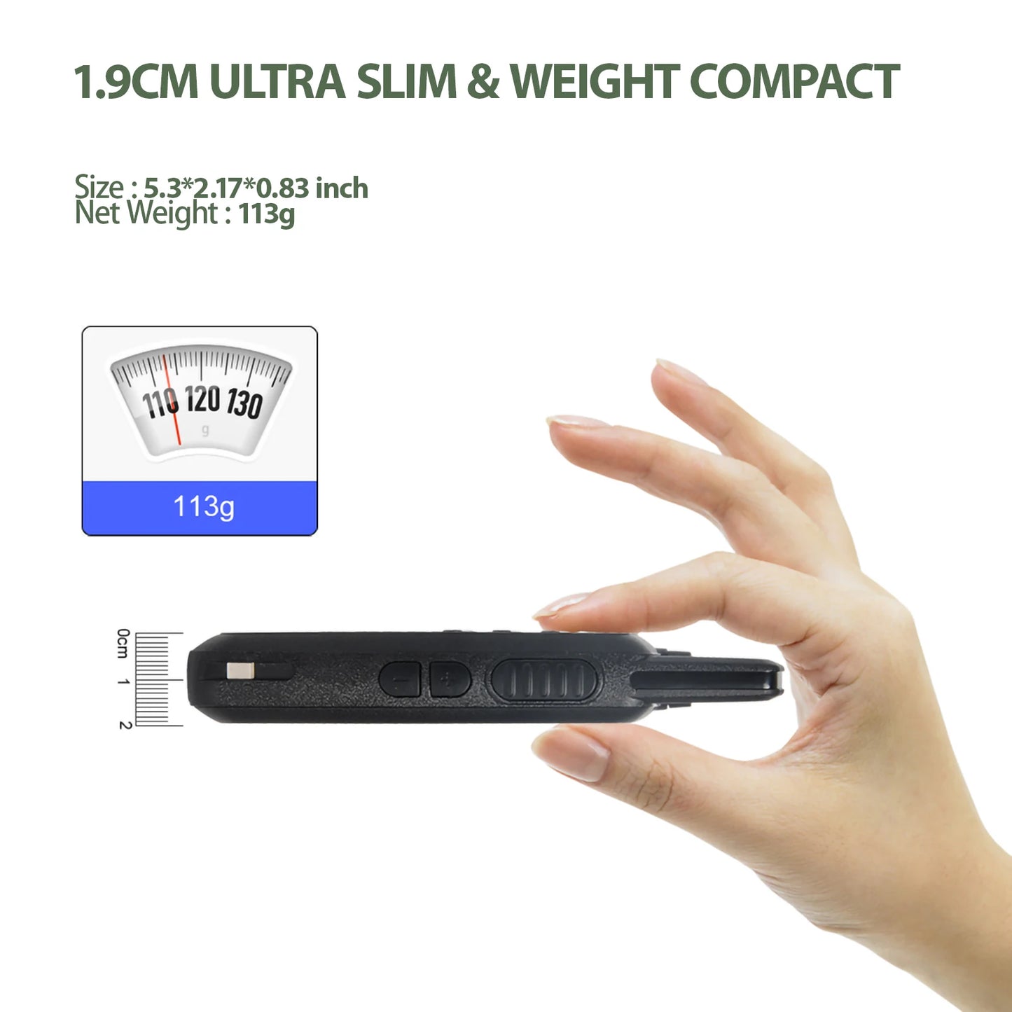 2pcs Baofeng VT-C2 Hot Selling Mini Radio 2W/0.5w PMR FRS Outdoor Handheld Device UHF Walkie Talkie