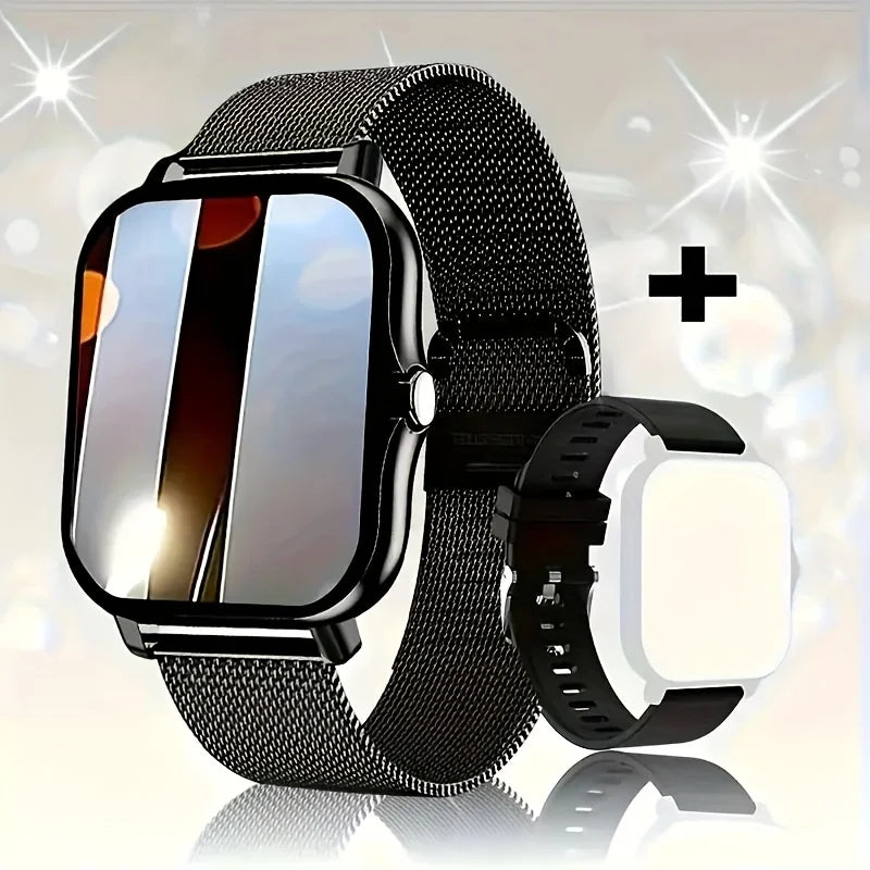 New 180mah Magnetic Charging Full Touch Screen Smartwatch, Wireless Call, Multiple Sport Modes, Music Control, Fashion Sports