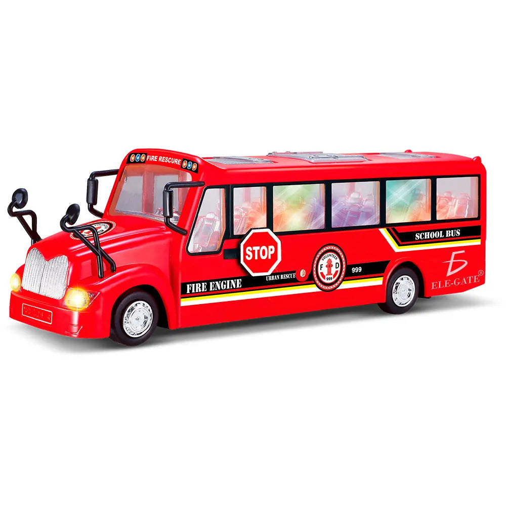 Large Plastic ELEGATE Fire Truck Educational Fun for Kids Model JUG.Q29-4