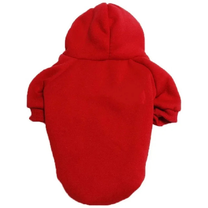 Hot-selling Blank Large Dog Hoodie Customizable Windproof Cartoon Design Warm Fleece Pet Sweatshirt Oversized Summer Multiple