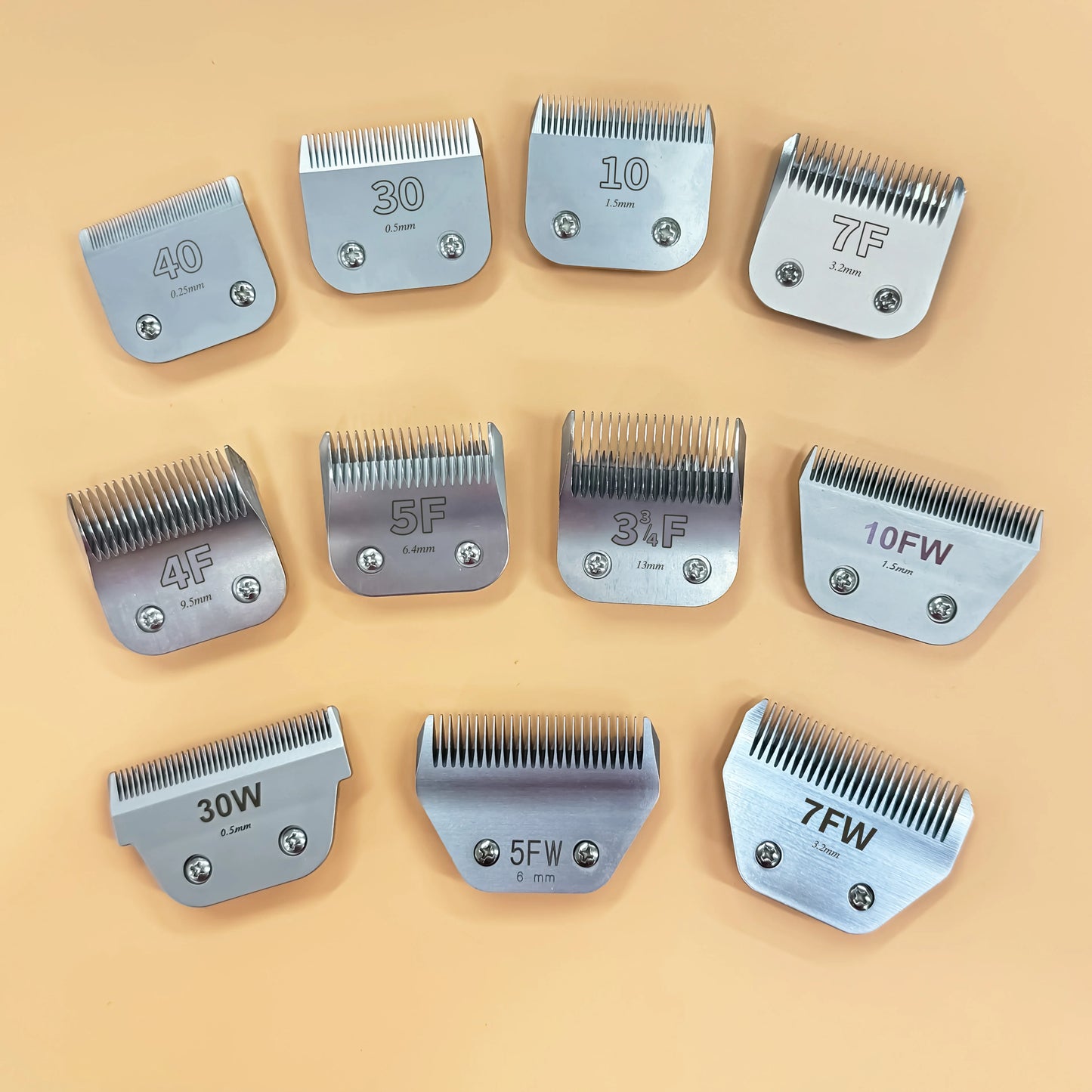Good Quality Dog Clipper Pet Grooming Blade 10# 30# 40# 7F 5F 4F 3F A5 Parts Blade for A5 Pet Clipper Blades Dog in Stock