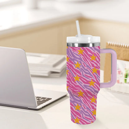 40oz 3D Printed Vacuum Flask Bottle Big Capacity for Travel Business Christmas Gifts Flex Cover Great for Keeping Cold US