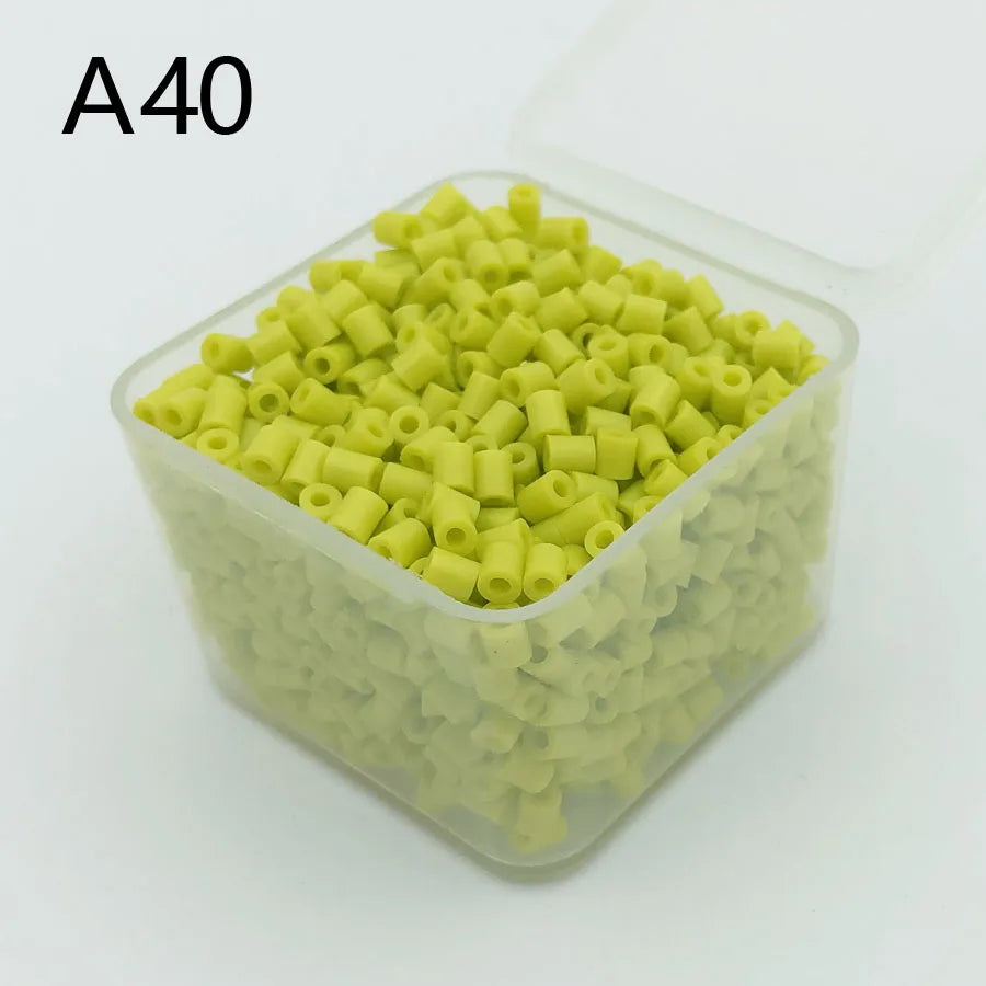 2.6mm Mini Beads/1200pcs/Box Packing Hama Beads Easy to Store For Kids Perler Iron Beads Fuse Handmade Gift Children Toy