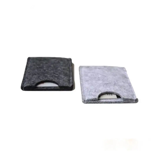 Women's Large Capacity Felt Card Holder Set Simple Fresh Style Storage Bags for Bedding and Card Storage for Living Room