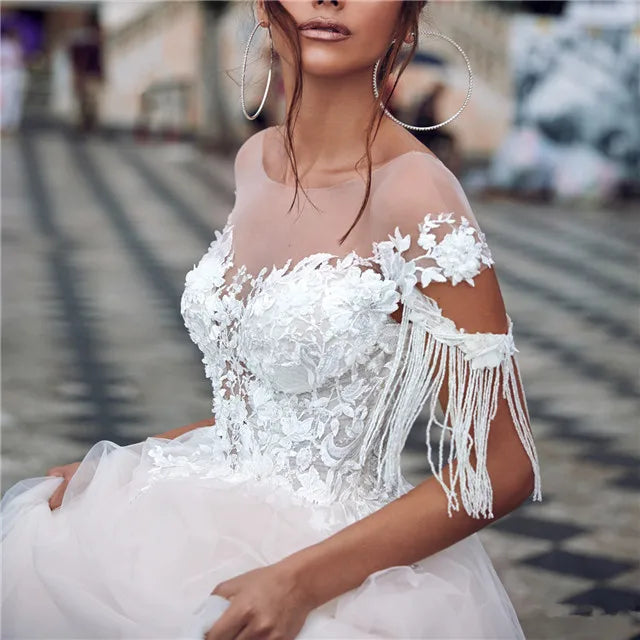 2023 Bridal Gowns Wedding  Abaya Dubai Bridal Muslim Dresses Traditional Wedding Dresses Boho Wedding Dress Bridal Gowns