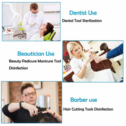 10L Nail Tool Sterilizer Large Capacity Multifunctional Dry High Temperature Sterilizer 1000W For Sterilizing Hair Salon Tool