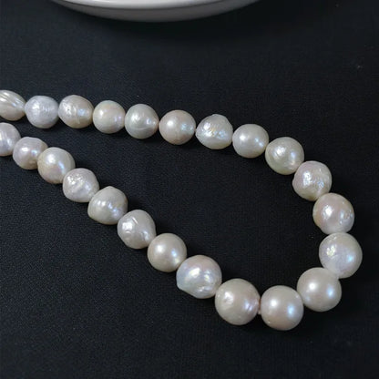 Wholesale 925 Silver Fashion Jewelry Pearl Necklace Real Natural Freshwater Baroque Pearl Necklace