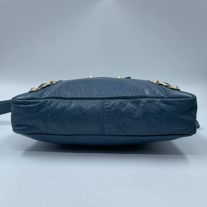 Wholesale Pre-owned Luxury Bags | Deep Blue Genuine Leather Handheld Bag | Trending Fashion Hot Item | Must-have for Women