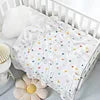 Low Price in Stock 2 Layer Bamboo Cotton Baby Muslin Dream Blanket 47*47 High Quality 100% Cotton Swaddle Muslin Blanket