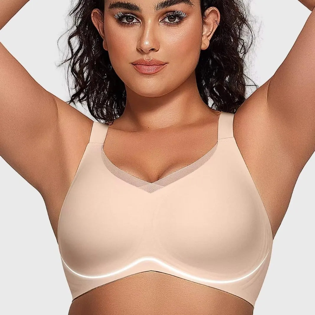 Wireless Bra Plus Size Women Sujetadores S-3XL BH Brasier Para Mujer Ladies Anti-sagging Gather  Seamless Push up Jelly Bra