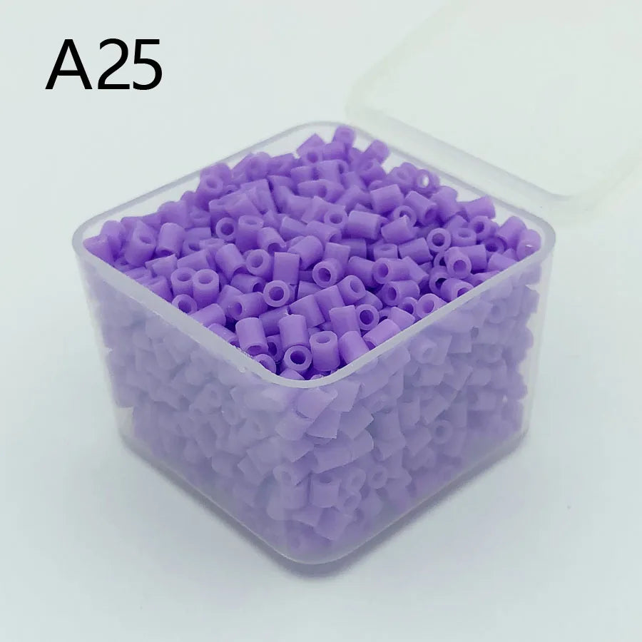 2.6mm Mini Beads/1200pcs/Box Packing Hama Beads Easy to Store For Kids Perler Iron Beads Fuse Handmade Gift Children Toy