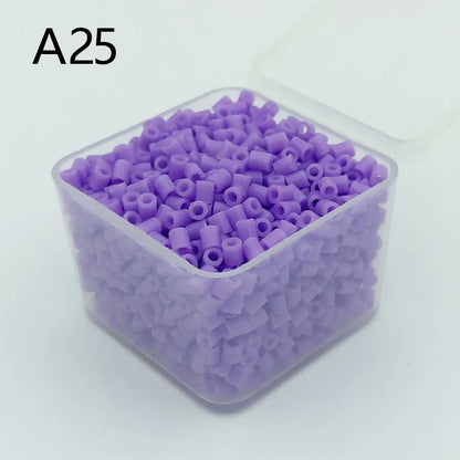 2.6mm Mini Beads/1200pcs/Box Packing Hama Beads Easy to Store For Kids Perler Iron Beads Fuse Handmade Gift Children Toy