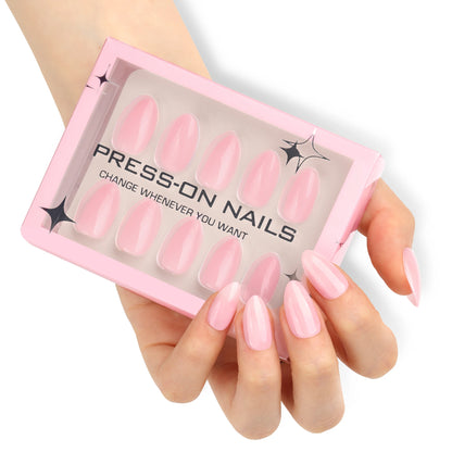 Solid Color press on nails wholesale short fake nails high quality false nails acrylic pmma  custom label Drop Shipping