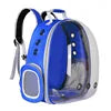 Portable Breathable Oxford Polyester Zipper Transparent Outside Cat Bag Pet Backpack Carrier for Cats