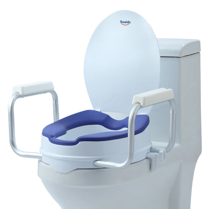 SUNCARE Rehabilitation Care Elderly Pregnant Women Bathroom Safety Commode Raised Toilet Seat Toilet Sear Raiser for Elderly