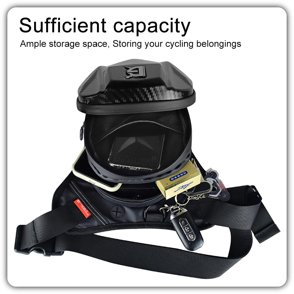 Brand New Motorcycle Drop Leg Bag Outdoor Casual PC Hard Shell Waist Bag Waterproof Motorbike Hip Bum Pack Bags