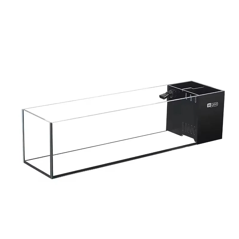 Wholesale 20 Gallon Ultra Clear Low Iron Glass Betta Aquarium Kit  Desktop Fish Tank Decoration with Water Pump and LED Light