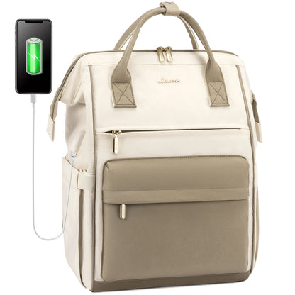 LOVEVOOK Hot Sell Bag 15.6 Inch Waterproof  Multifunction Nylon USB Charger Backpack Business Travel Laptop Backpack