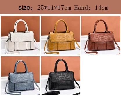 2022 New Western Style Simple Fashion Atmosphere Texture Casual PU Single Portable Shoulder Girls Crossbody Bags Ladies Handbags