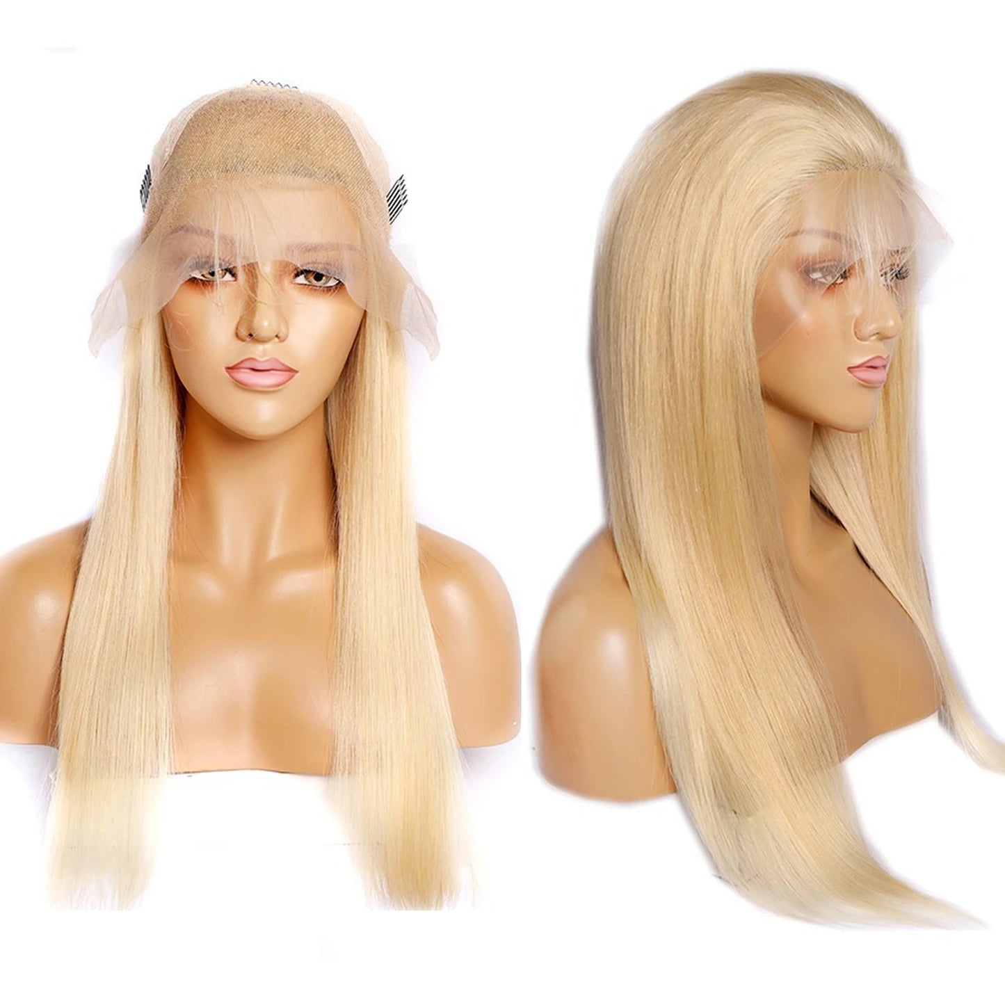 Manufacturers Wholesale 613 Blonde Wig Bone Straight Human Hair Wig 13X4 Hd Lace Frontal Brazilian Virgin Natural Vietnamese Raw