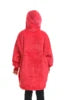 China Factory Oversized Winter Kids Wearable Hoodie Blanket Winter Custom Sherpa Hooded Blanket Kids Wearable Christmas Blanket