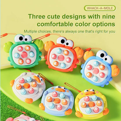 Duck in the Palm Whack-a-mole Decompression Toy Baby Puzzle Fun Press Press Baby Mini Cute Interactive Puzzle Machine