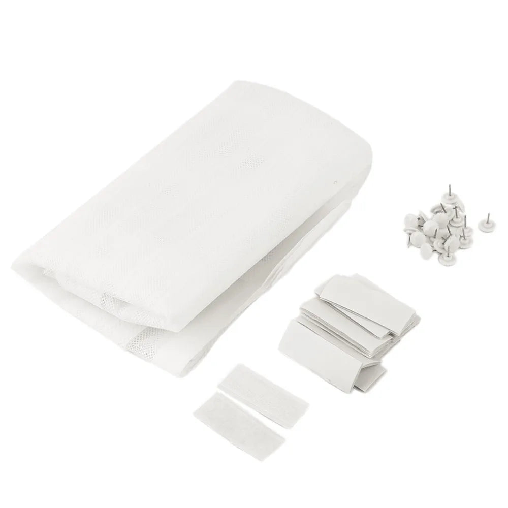 Sommerliche Anti-Mücken-Insekten-Fliegen-Vorhänge, Netz-Tür-Fliegengitter, Küchenvorhänge aus Polyesterfaser, Maschengewebe, Magnete