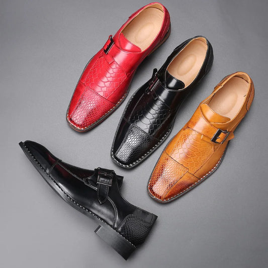 New Style 2026 Cheap Wholesale Price Men's Shoes Good Quality Italian Men Loafers Shoes for Suits Men's Dress Shoes Leather