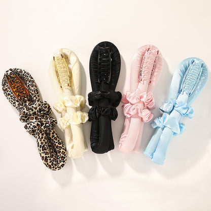 Hair Accessories For Women Clip Soft Hair Curlers Heatless Curling Rod Headband Hair Styling Tools Curling Ribbon Modeling Set
