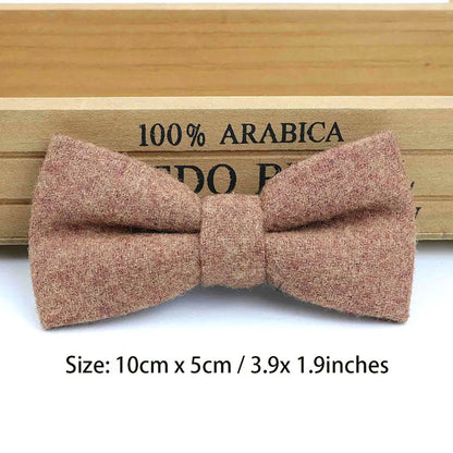 Children Wool Bow Tie Baby Boys Butterfly Skinny Bowtie Single Layer Child Bowties Gravatas Borboleta Collar Kids Ties