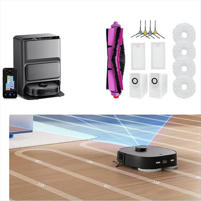 For Eureka J12Ultra / J12 Ultra, for Midea V12 Vacuum Cleaner Main Side Brush Filter Mop Bags Replacement Parts