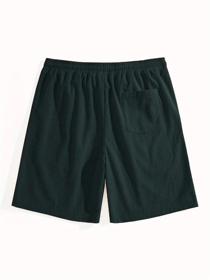 Cross-Border European and American Men's Casual Sports Shorts Summer Versatile Men's Large Size Loose Five-Point Pants Pineapple Plaid Shorts for Men