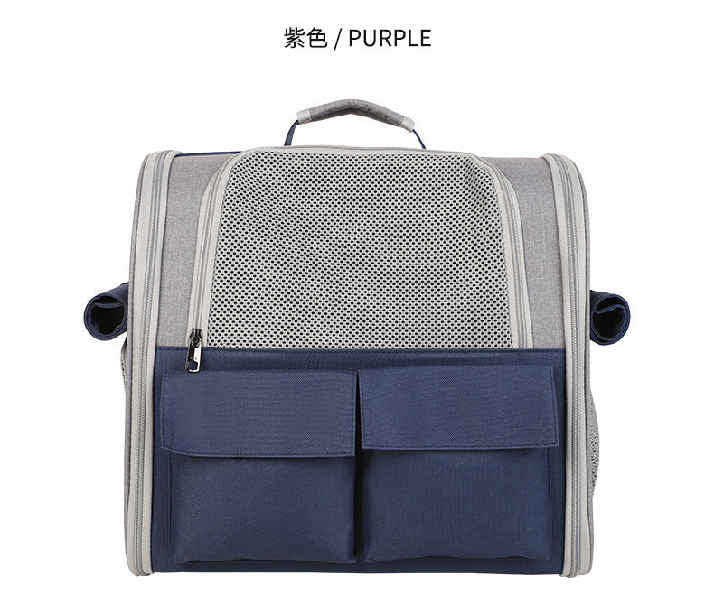 New Cat Bag, Portable Pet Bag for Outings, Breathable Backpack Dog Bag, Amazon Pet Backpack Supplies, Breathable and Lightweight