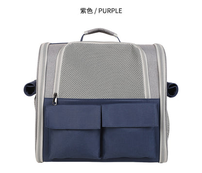 New Cat Bag, Portable Pet Bag for Outings, Breathable Backpack Dog Bag, Amazon Pet Backpack Supplies, Breathable and Lightweight