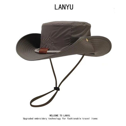 Fishing hat men's sun protection sun hat mountaineering hat men's summer UV protection sun hat summer fisherman hat