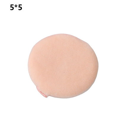 Crystal super soft round small size puff manufacturers wholesale powder cake makeup cotton makeup tools wet and dry puff